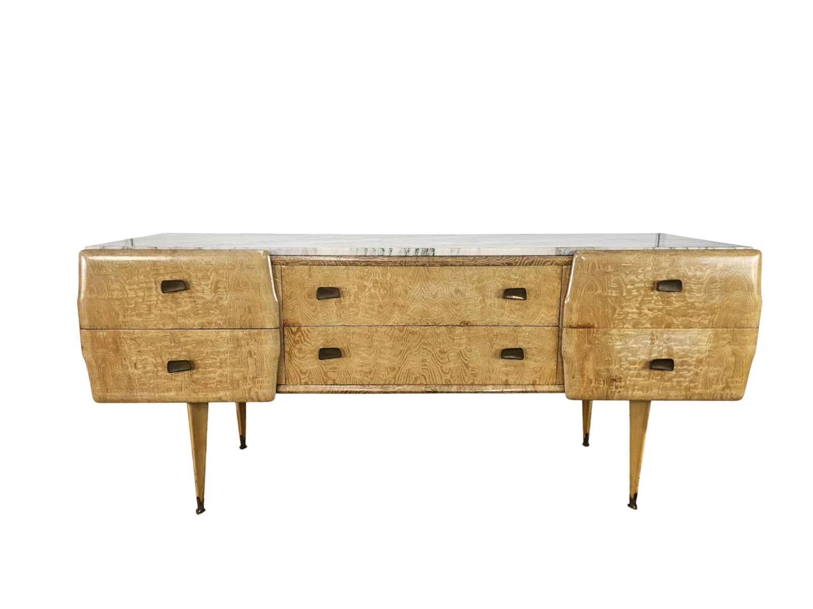 Cassettiera-anni-50-in-acero-Como-vintage-con-piano-in-marmo-Cassettone-50-407278174541