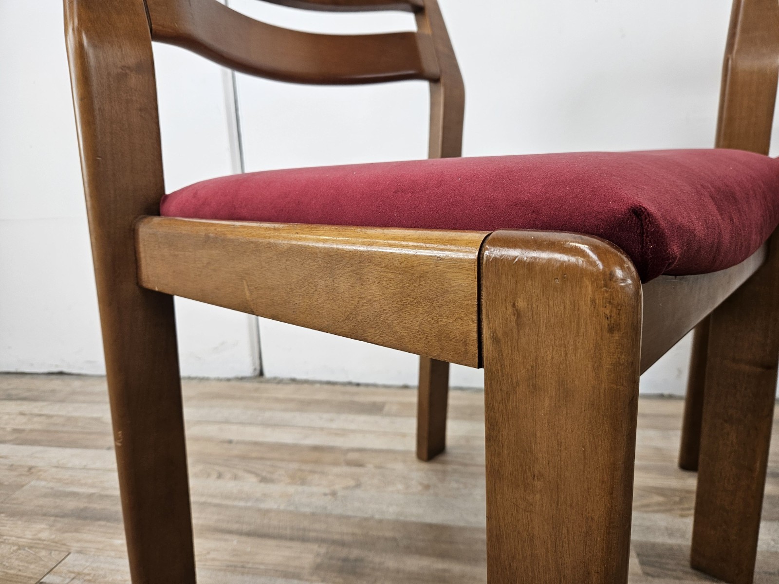 Sedie-anni-70-Mid-Century-Sedie-in-noce-per-sala-da-pranzo-Sedie-vintage-407327106053-10