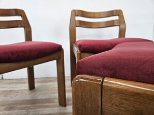 Sedie-anni-70-Mid-Century-Sedie-in-noce-per-sala-da-pranzo-Sedie-vintage-407327106053-12