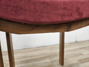 Sedie-anni-70-Mid-Century-Sedie-in-noce-per-sala-da-pranzo-Sedie-vintage-407327106053-13