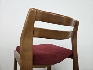 Sedie-anni-70-Mid-Century-Sedie-in-noce-per-sala-da-pranzo-Sedie-vintage-407327106053-5