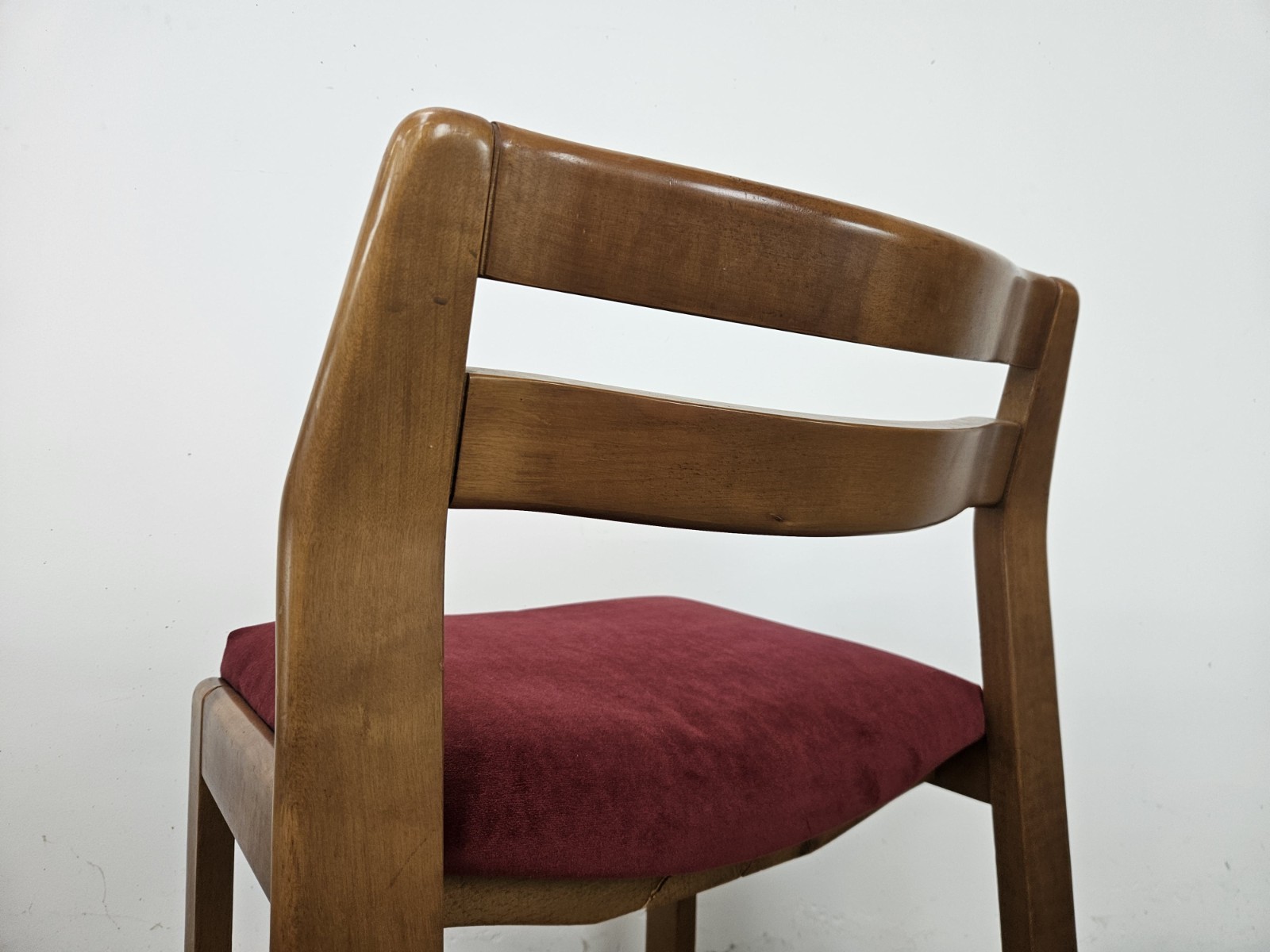 Sedie-anni-70-Mid-Century-Sedie-in-noce-per-sala-da-pranzo-Sedie-vintage-407327106053-5