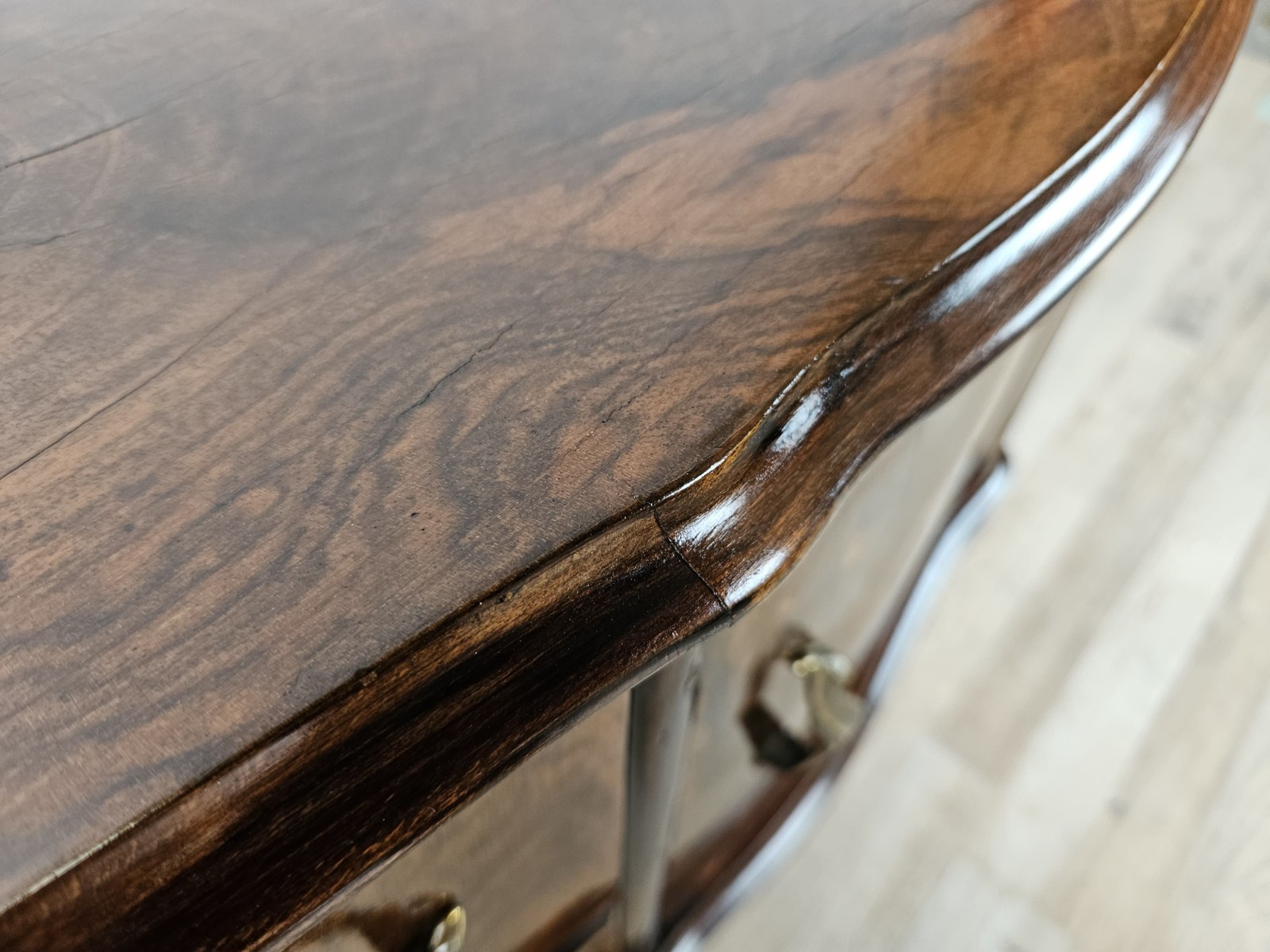 Toelette-anni-40-in-noce-Mobile-ingresso-in-radica-Toelette-Chippendale-407261371485-7 Toelette-anni-40-in-noce-Mobile-ingresso-in-radica-Toelette-Chippendale-407261371485-7