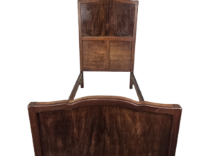 Letto singolo inizio XX secolo | Letto Liberty in legno | Letto antico 1910